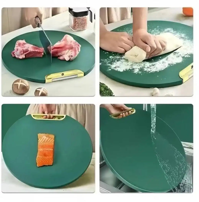 Tábua de Corte Antiderrapante com Suporte para Carnes, Legumes e Frutas